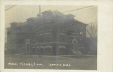 Lawrence Kansas Mandal Training School Occupation Postcard RPPC 25-228