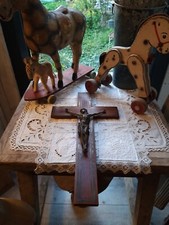 croix crucifix ancien filet