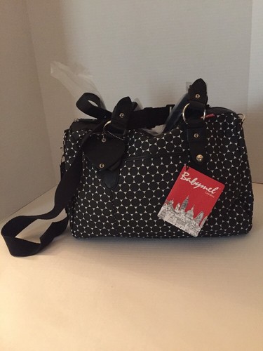 Babymel diaper bag ella black - bag,