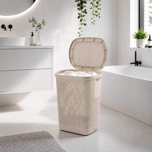 Coffre linge panier - coffre, à