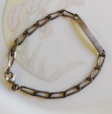 bracelet gourmette en argent