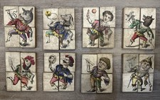 Antique Toy - Antique Puzzle - Wooden Puzzle Mid 19th Century - Lithograph