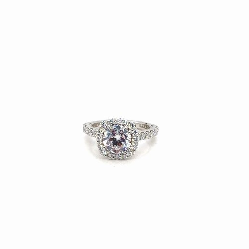 Tacori platinum diamond halo - tacori,