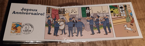 Tintin ensemble enveloppe - -,
