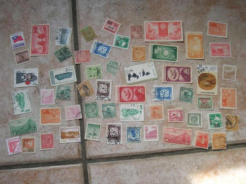 Chine lot timbres obliteres - timbres,
