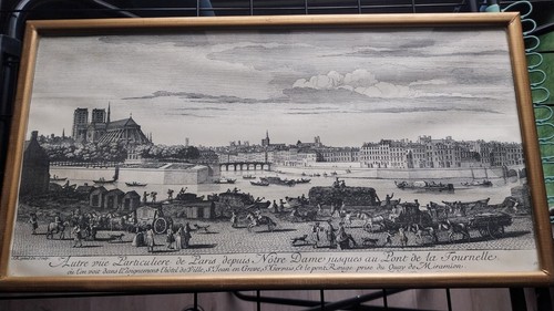 Gravure ancienne paris - gravure,