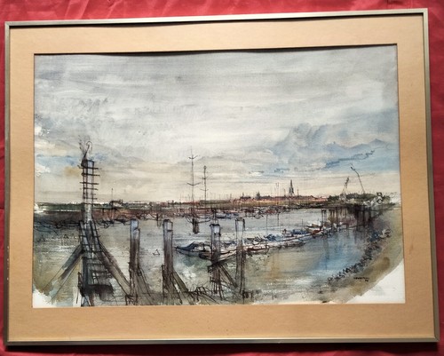 Superbe aquarelle par roger - par,