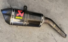 Akrapovic Slip-On Muffler Carbon Fiber read description 