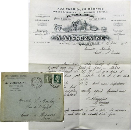 Enveloppe lettre 1925 - enveloppe, armand