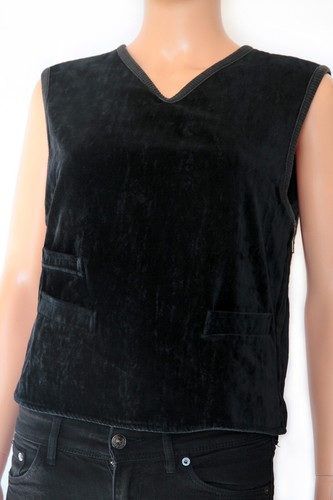 Gilet sans manches velours - sans, en