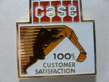 pin's pin tractor CASE 2 pin tractor backhoe building construction btp 