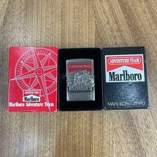 Briquet Marlboro Zippo Adventure Team cadeau de collection inutilisé