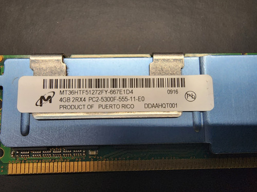 Barrette ram serveur 4go ddr2 - serveur,