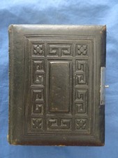 petit album photo ancien vide, pour photos CDV, XIXe siècle REF408