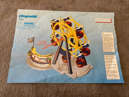 Playmobil notice seule 5552 - seule, du