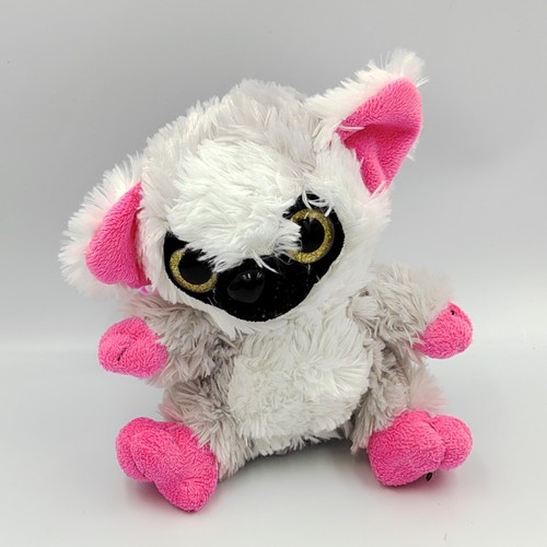 Peluche singe lémurien gris