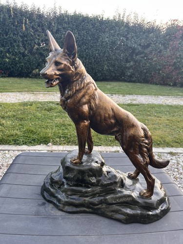 Statue regule chien - statue,