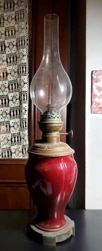 Grande lampe petrole - lampe,