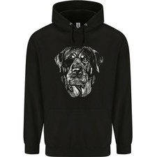 Hoodie Pour Enfants Rottweiler Avec Un Patch Oculaire