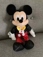 3 ⚜️ Plush blanket Mickey Disneyland Paris height 24 cm sitting ⚜️