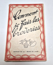 Comment je fais les broderies