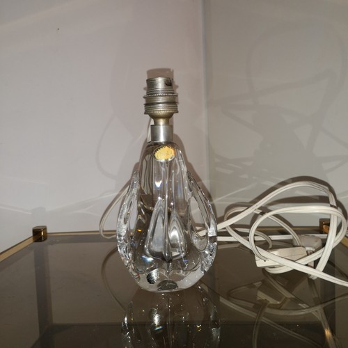 Ancien pied lampe cristal - ancien,
