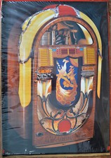 Affiche Juke Box Wurlitzer Modèle 850-78 Tours 24 100X70 Années 80
