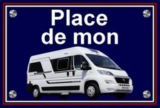 plaque " PLACE DE MON CAMPING