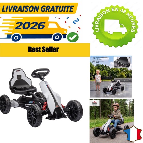 Kart électrique enfant homcom - kart,