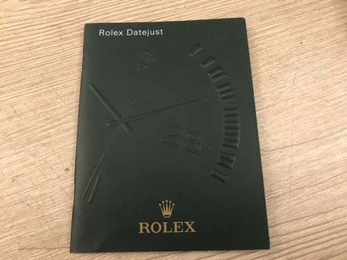 Rolex datejust page booklet - datejust, 22-page