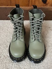 NEW Doc Dr. Martens Women's 1460 Pascal Virginia Combat Boots Sage Green Size 6