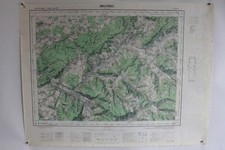 Ancienne Carte IGN Bruyères 1/50000 type 1922 (74585)