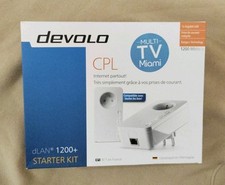 2 PRISES ET 2 FICHES JR45 DANS CHAQUE BOÎTE NEUF DE CPL DEVOLO 1200 DLAN NEUF 