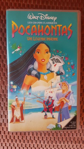 Vhs française pocahontas - vhs, française: