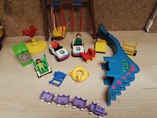 PLAYMOBIL. CHILDREN'S PARK PLAYGROUND SCENE. CAR ACCESSORIES 
