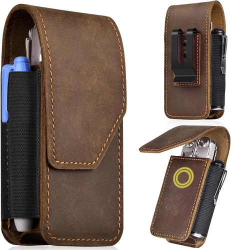 Leather multitool sheath - leather,