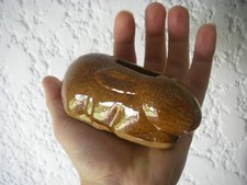 ancienne TIRELIRE à casser lièvre lapin Orchies st clément onnaing MONEY BOX