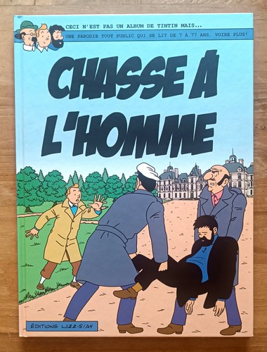 Tintin pastiche chasse à - pastiche,
