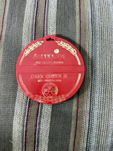 Vintage golf bag tag - vintage,