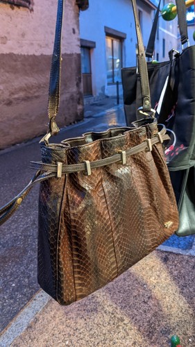 Lancel sac vintage cuir - cuir, de