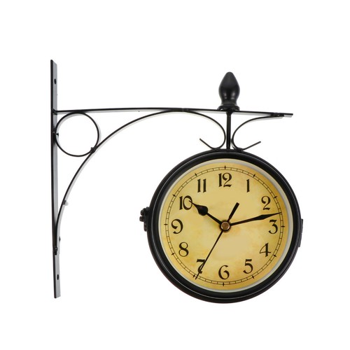 Horloge murale double face - ,