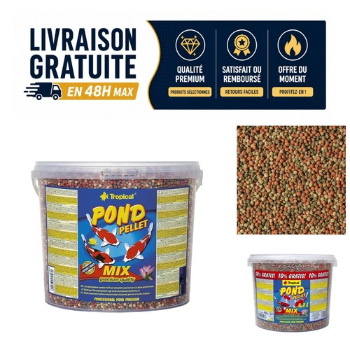 Tropical pond pellet mix - pellet, 5l