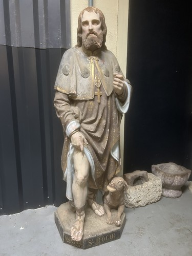 Saint roch statue - saint,