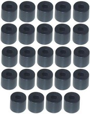 24x Pieds en caoutchouc 38 x 33 mm avec insert en acier ADAM HALL Pied de Meuble