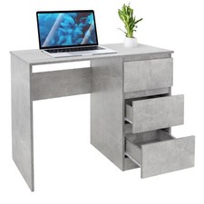 Bureau avec 3 tiroirs table de