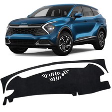 Dashboard Mat Anti-UV Dash Cover Pad Carpet Protector For 2023-2024 Kia Sportage