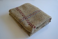 Vintage Handmade Pure Wool Blanket Throw 150 / 130cm