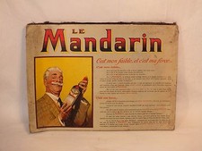 + Old menu box calendar Le Mandarin 1925 +