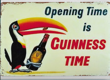 PLAQUE METAL GUINNESS