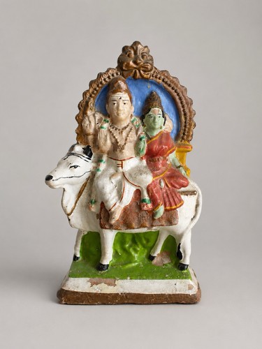 Statue hindoue ancienne shiva - ancienne,